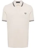 Fred Perry embroidered logo polo shirt - Neutrals