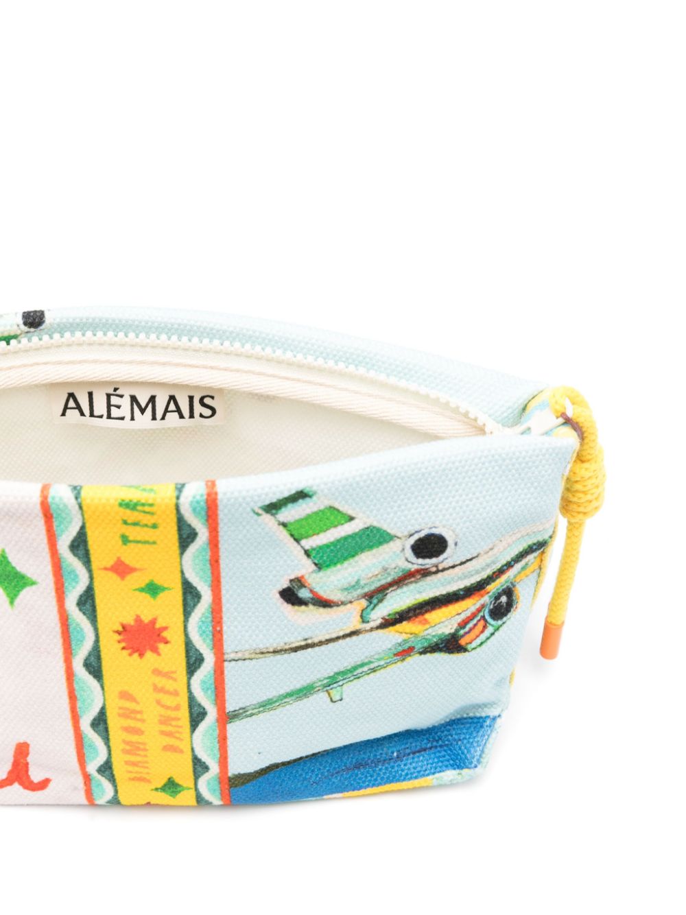 Shop Alemais X Adam Lester All Aboard Clutch Bag In Multicolour