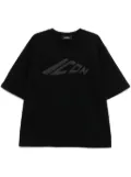 DSQUARED2 logo-debossed T-shirt - Black