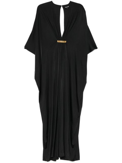 TOM FORD V-neck satin dress Women