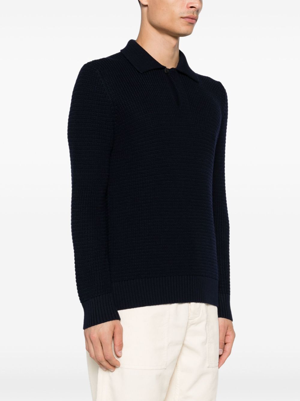 Tagliatore waffle-knit sweater Men