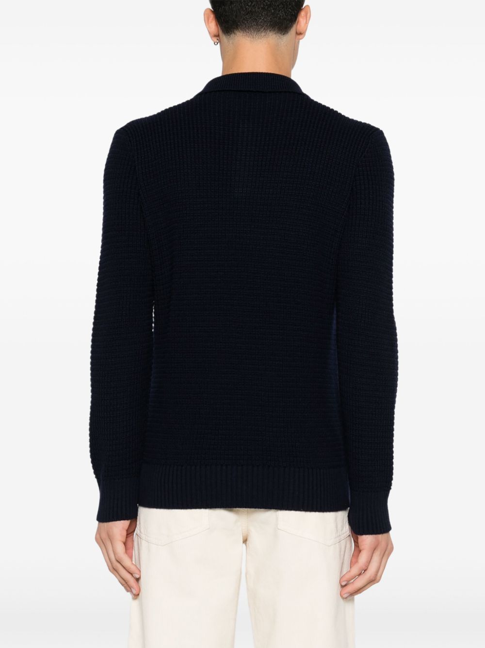 Tagliatore waffle-knit sweater Men