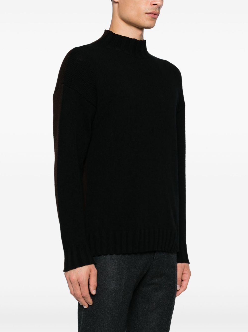 Tagliatore two-tone sweater Men