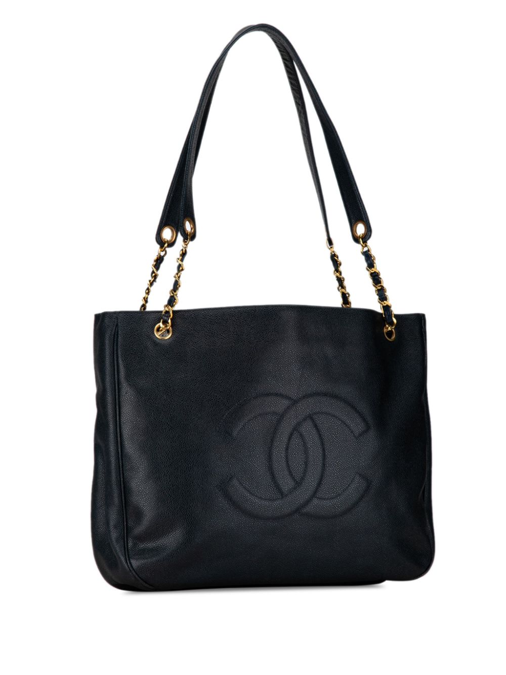 CHANEL 1994-1996 Caviar CC tote bag Women