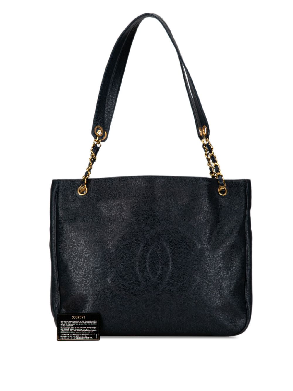 CHANEL 1994-1996 Caviar CC tote bag Women