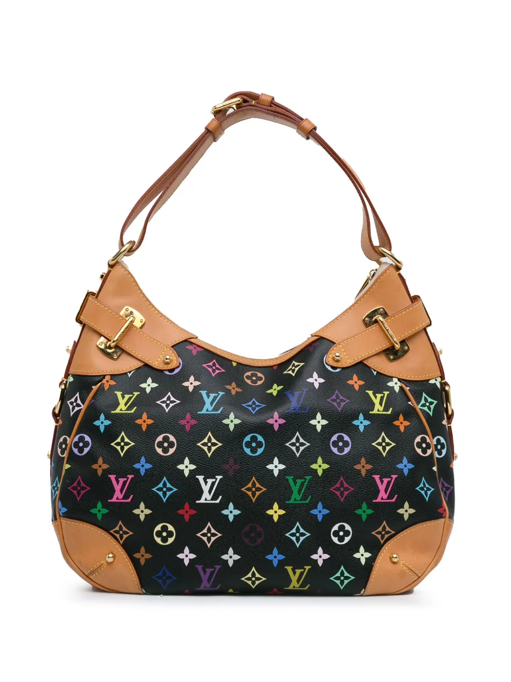 Louis Vuitton Pre-Owned 2010 Monogram Multicolore Greta shoulder bag - Zwart