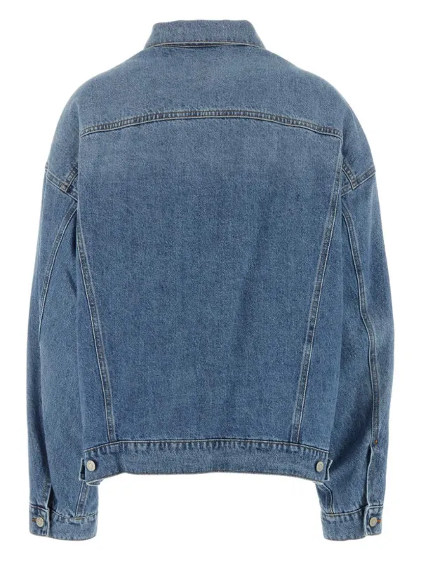 Magliano Drop Shoulder Denim Jacket | Blue | FARFETCH
