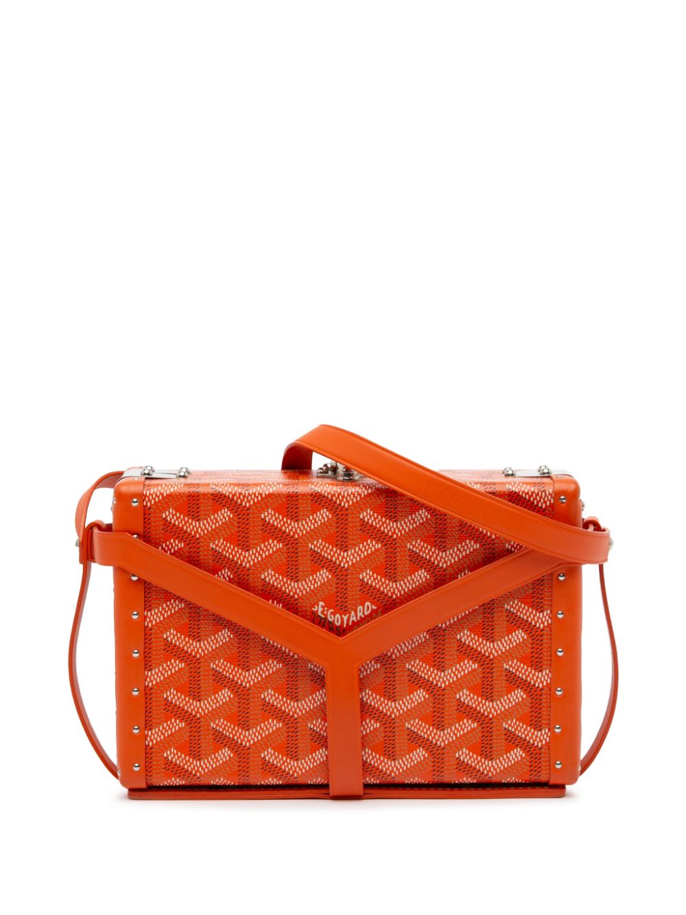 Goyard Pre-Owned 2010-2023 Goyardine Minaudiere Trunk crossbodytas - Oranje