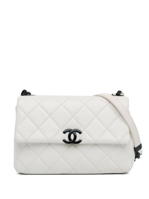 Affordable HOT SALE CHANEL 2020 Quilted Caviar My Everything Flap crossbody bag Women