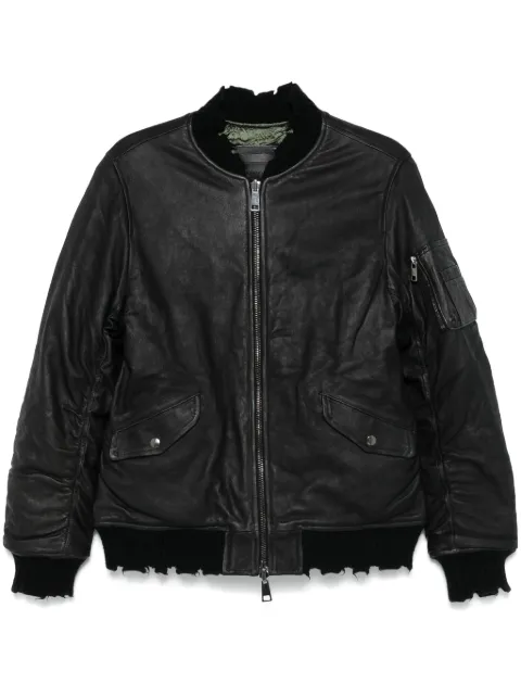 Giorgio Brato leather bomber jacket
