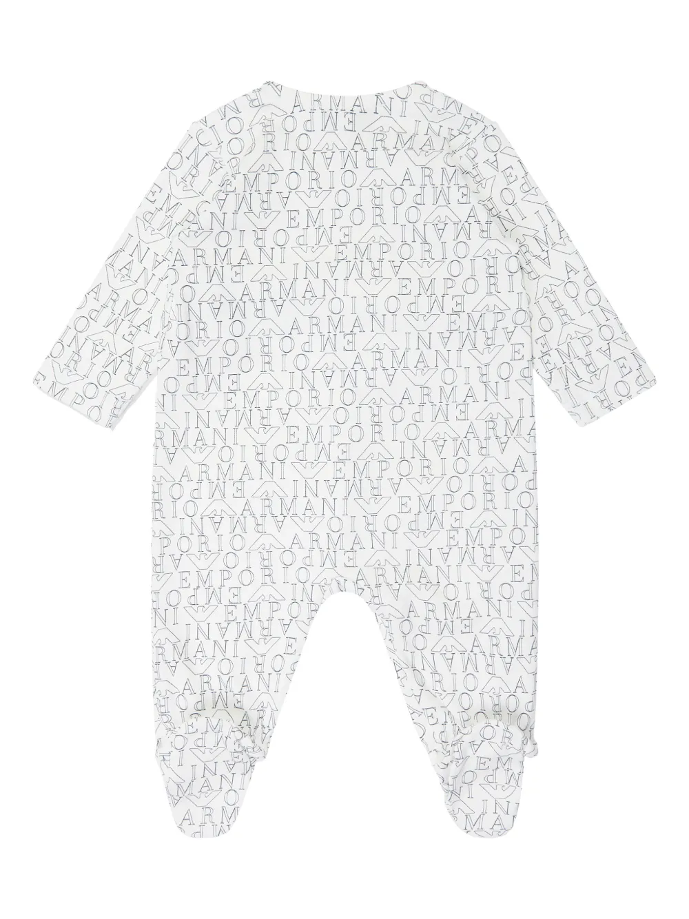 EMPORIO ARMANI LOGO-PRINT BABYGROW SET