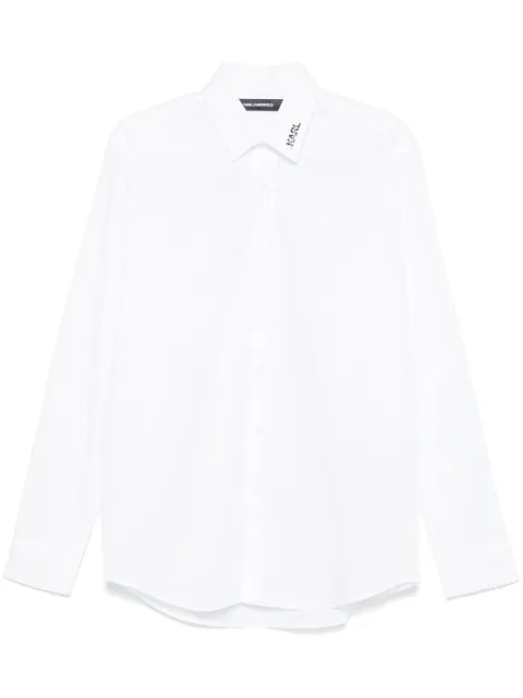 Karl Lagerfeld logo-embellished shirt