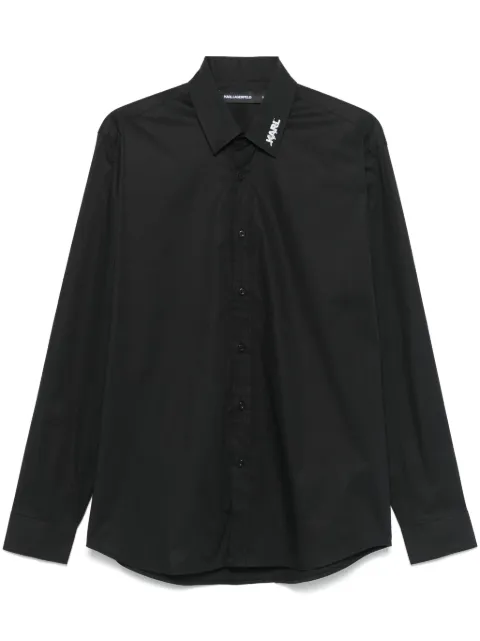 Karl Lagerfeld logo-embellished shirt
