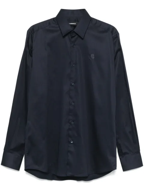 Karl Lagerfeld camisa con logo bordado