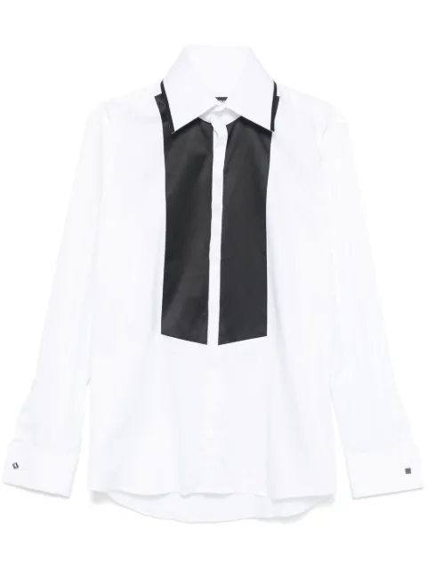Karl Lagerfeld contrasting-bib shirt