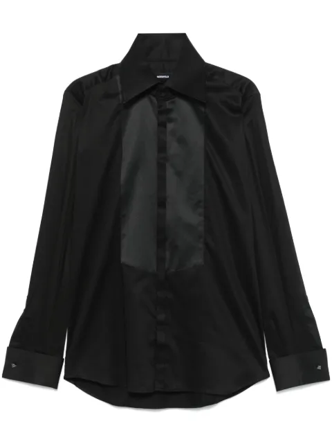 Karl Lagerfeld camisa con pechera satinada