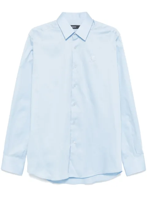 Karl Lagerfeld logo-embroidered shirt