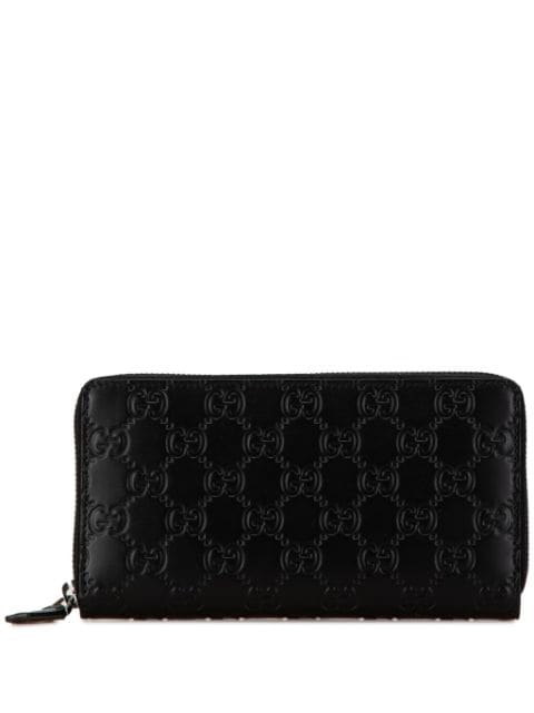 2000-2015 Guccissima Zip Around Leather Wallet long wallets