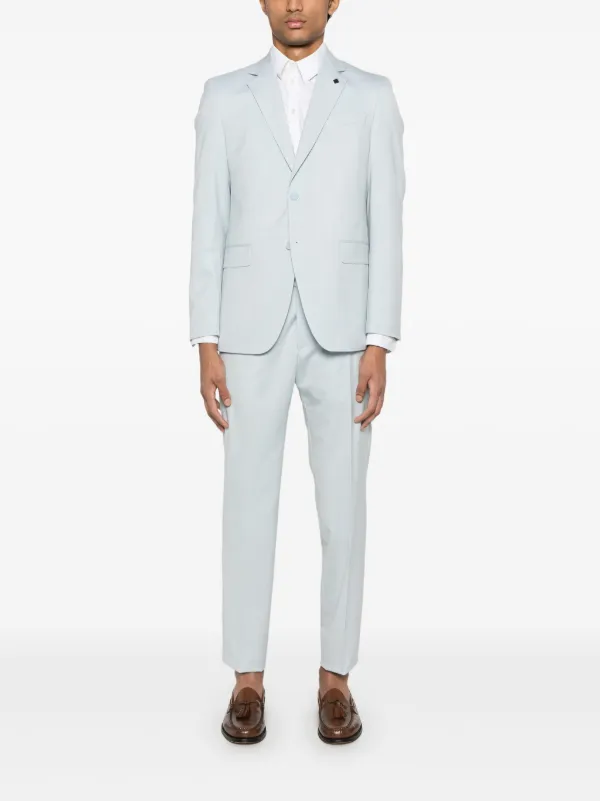 【LIMITED EDITION by KARL LAGERFELD】スーツ Karl Lagerfeld Drive single-breasted Suit | Black | FARFETCH JO