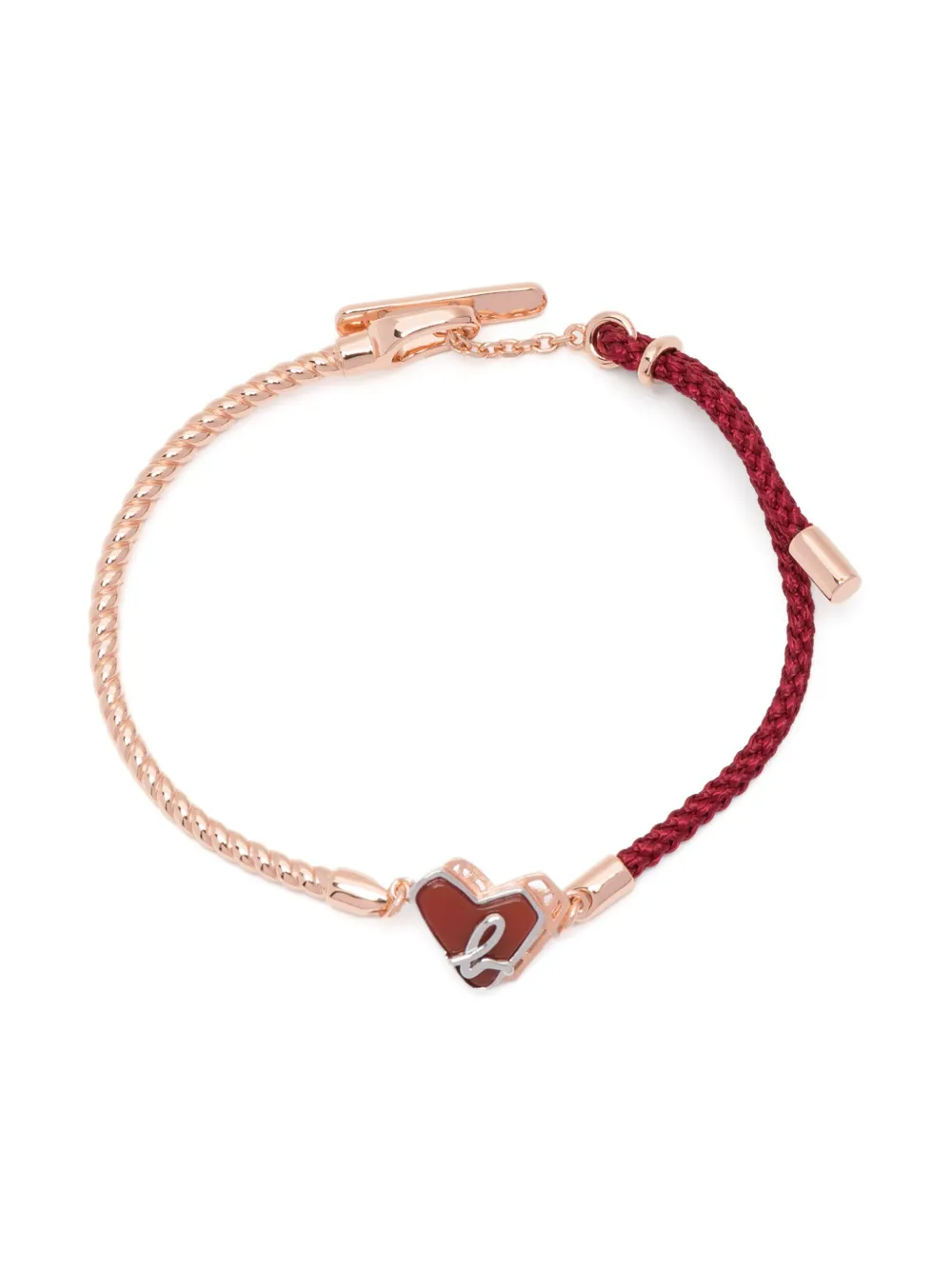 agnès b.  heart cord bracelet | Gold | Image 1