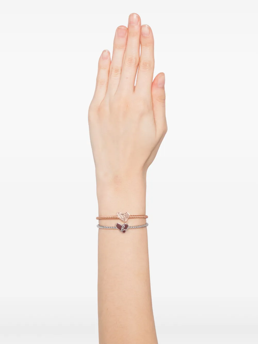 agnès b.  heart double bangle | Image 2