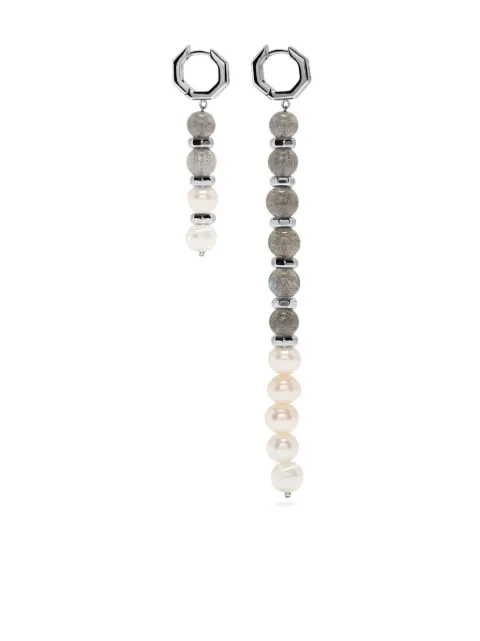 agnès b.  bead pearl earrings