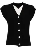 agnès b. jersey vest - Grey