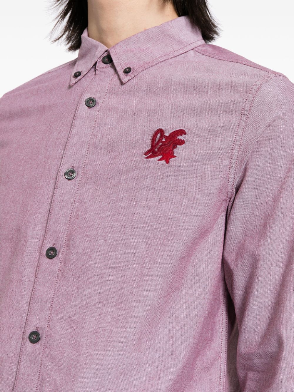 SPORT B. BY AGNÈS B. LOGO-EMBROIDERED SHIRT 