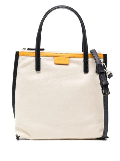 agnès b.  two-way canvas tote bag
