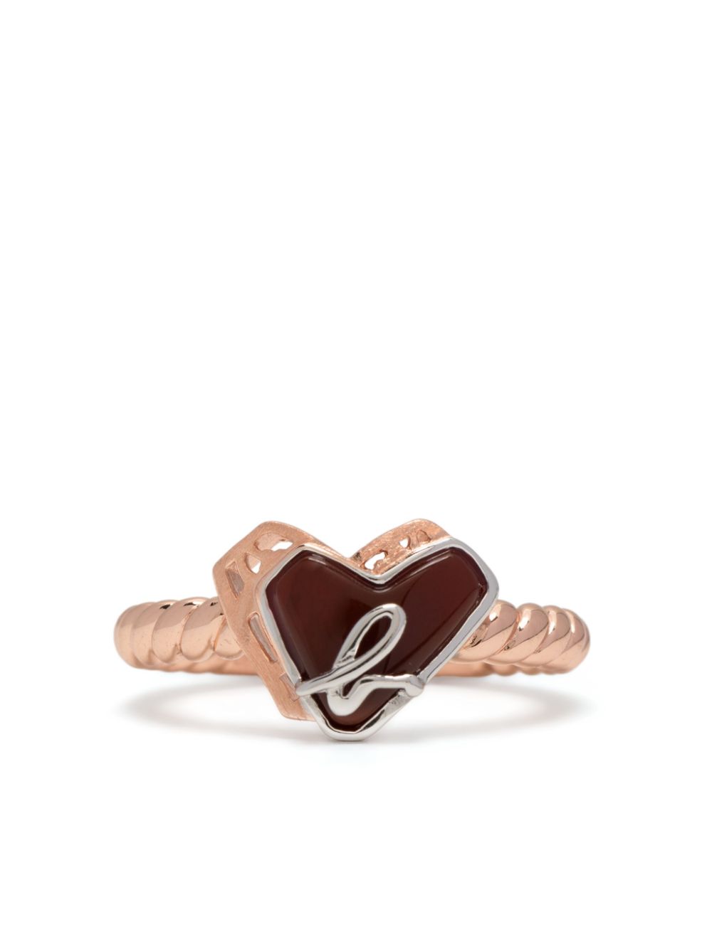 heart twist ring