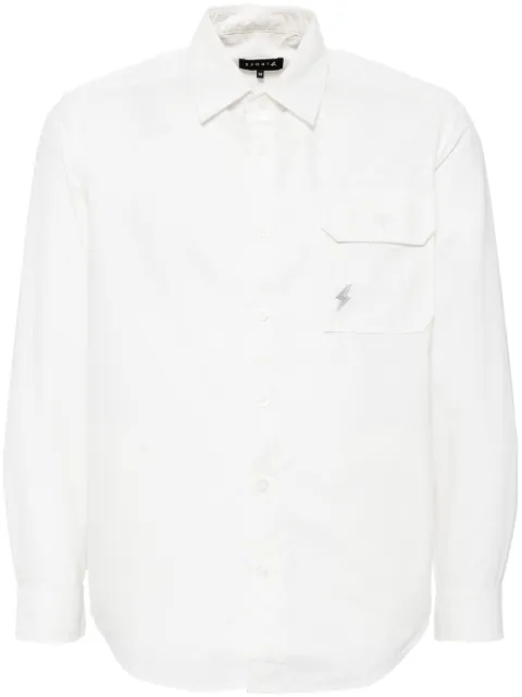SPORT b. by agnès b.  logo-embroidered shirt