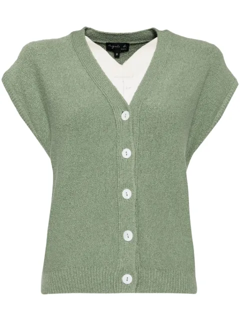 agnès b.  jersey vest