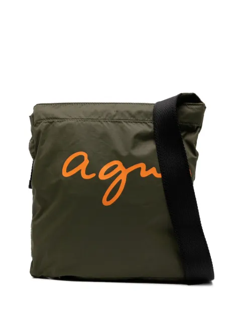 agnès b.  شنطة بطبعة شعار الماركة