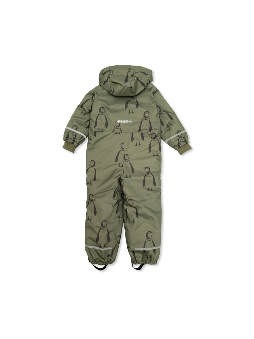 Mini Rodini Kebnekaise Penguin snowsuit - Groen