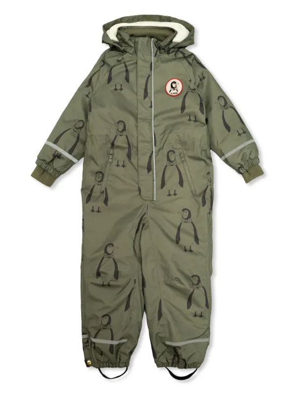 MINI RODINI PENGUIN KEBNEKAISE SNOWSUIT