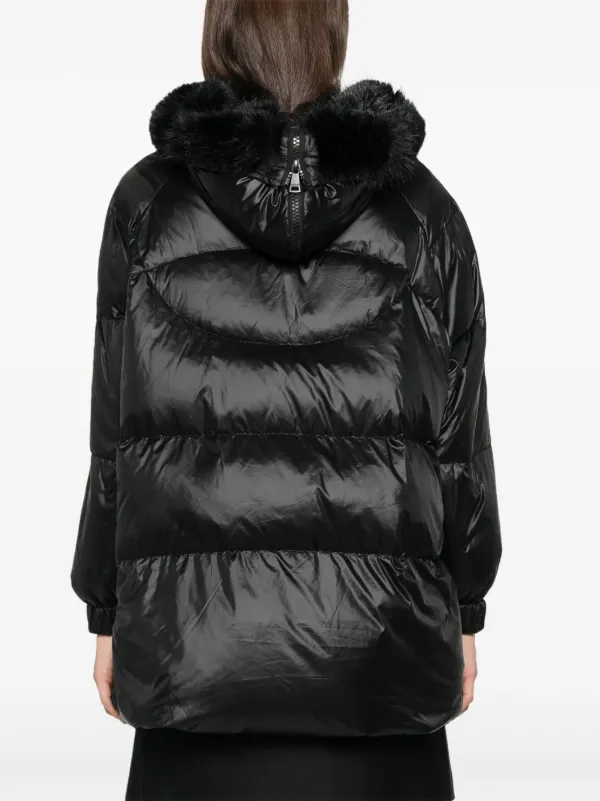 ERMANNO FIRENZE Down Coat Black FARFETCH PT