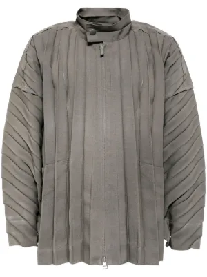 Homme Plissé Issey Miyake Quarry ジップジャケット | ブラック