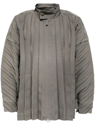 Homme Plissé Issey Miyake Edge プリーツ ジャケット | グレー