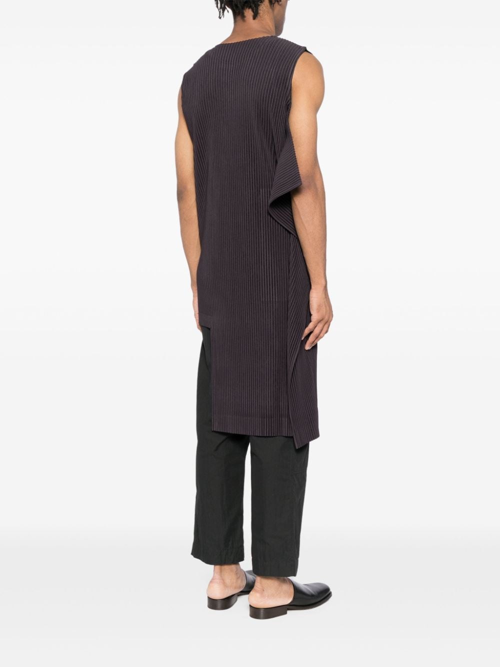 Shop Issey Miyake Colour Palette 1 Vest In Purple