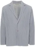 Homme Plissé Issey Miyake pleated tailored blazer - Grey