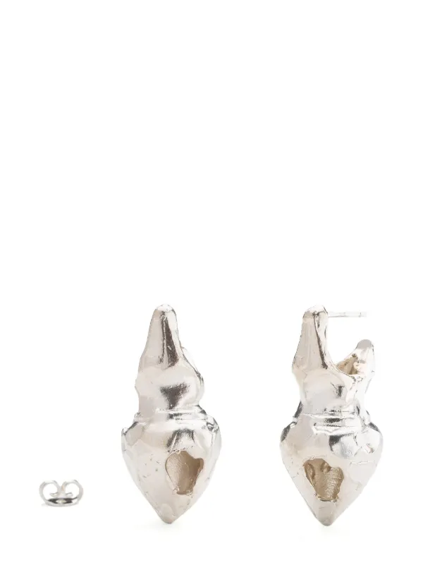 Alighieri The Vessel of Offerings Earrings in Silver