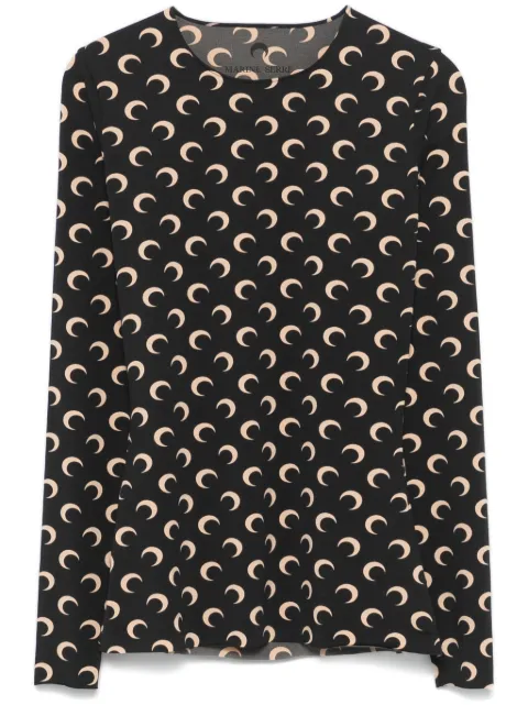 Marine Serre moon-print T-shirt