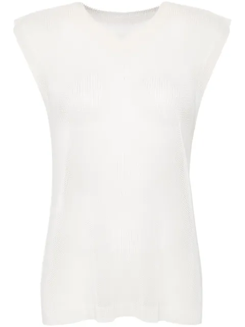 Pleats Please Issey Miyake تانك توب 'تاتامي جولاي'
