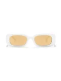 Dolce & Gabbana Eyewear DG CHARMS rectangle-frame sunglasses - White