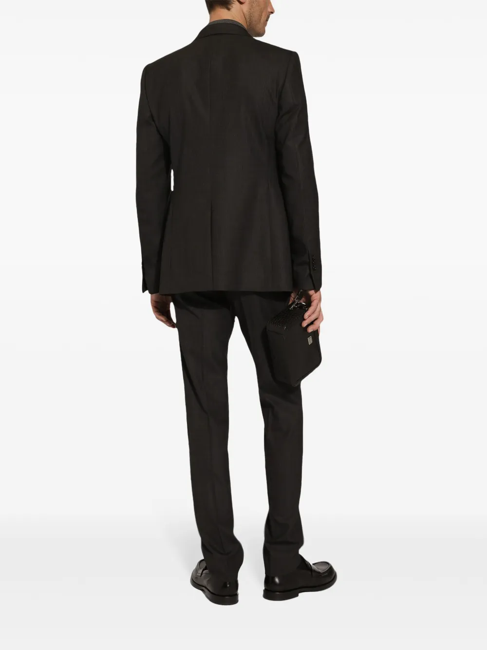 Dolce & Gabbana Martini pak met dubbele rij knopen Grijs