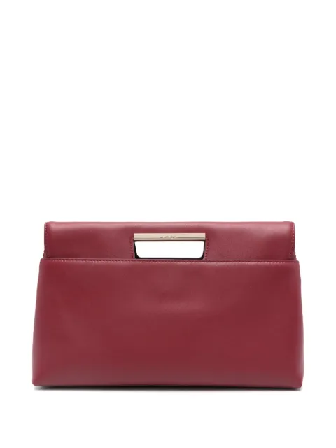 Furla logo engraved clutch bag