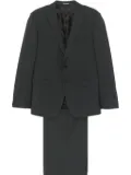 Emporio Armani single-breasted slim suit - Grey