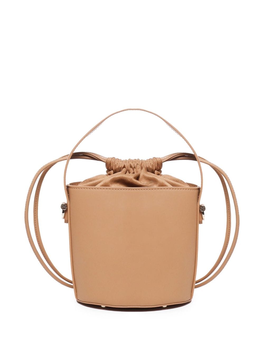 Shop V73 Logo-embossed Bucket Bag In Brown