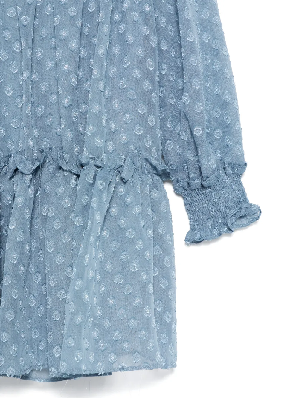 Abel & Lula Jurk met ruches Blauw