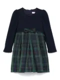 Abel & Lula plaid-check dress - Blue